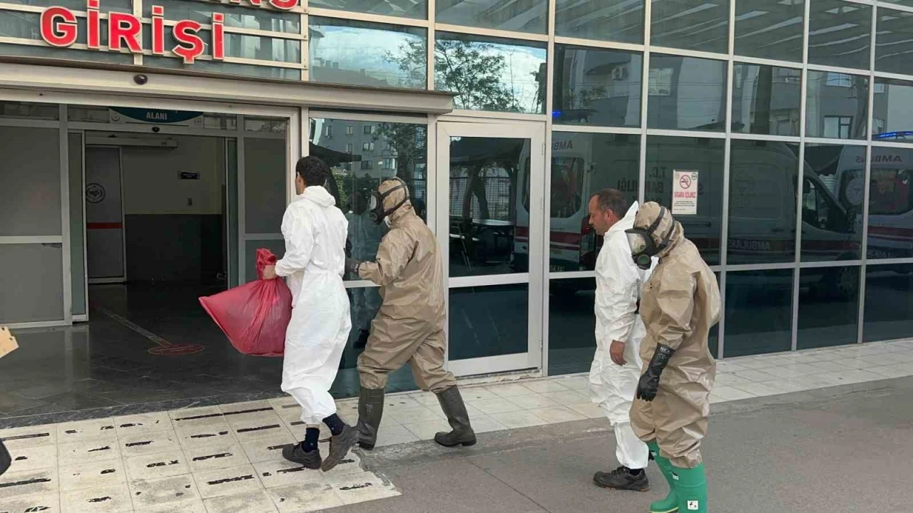 Kimyasal temas paniği: 4 işçi hastaneye kaldırıldı
