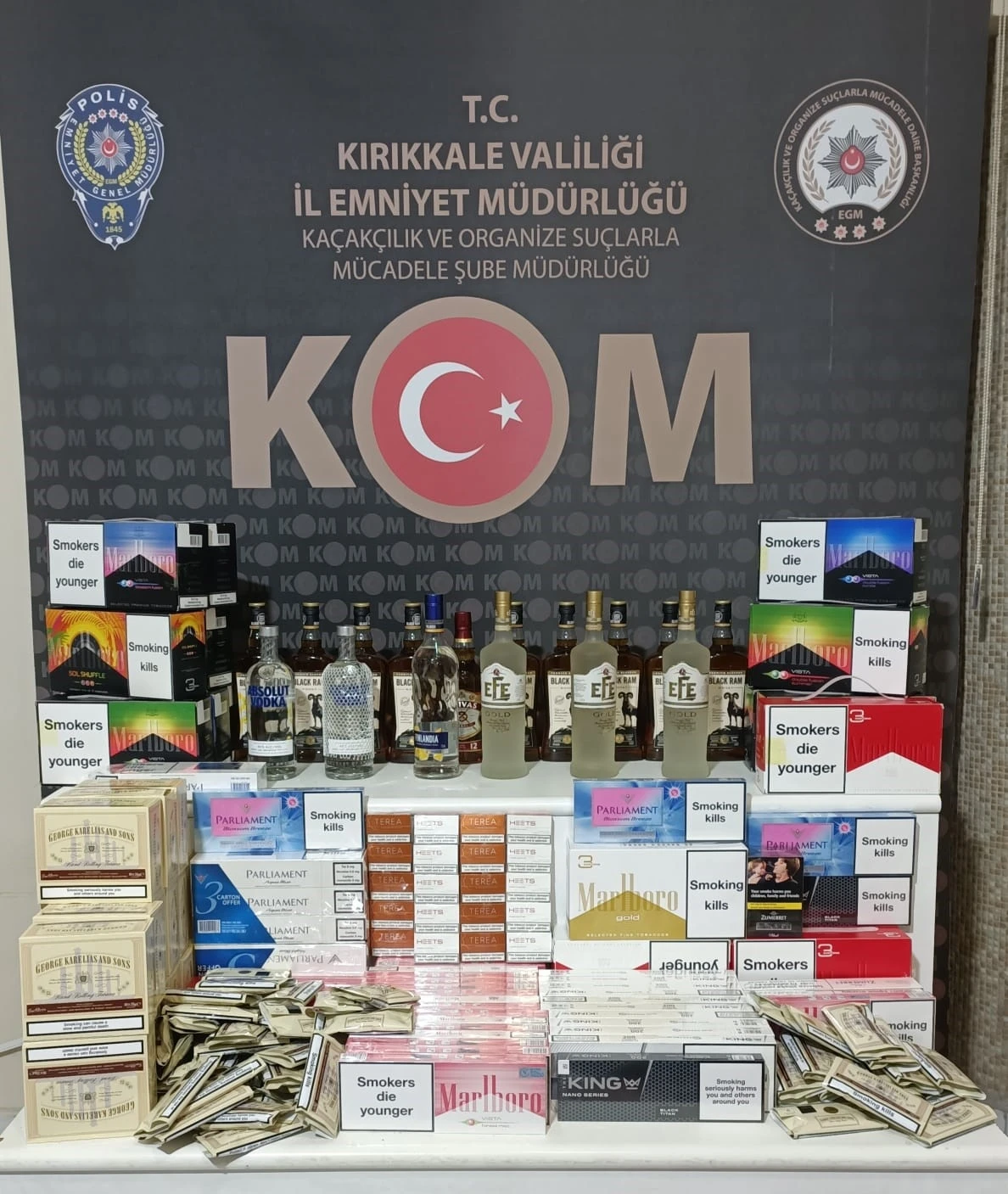 Kırıkkale’de kaçakçılık operasyonu: 4 şüpheli yakalandı