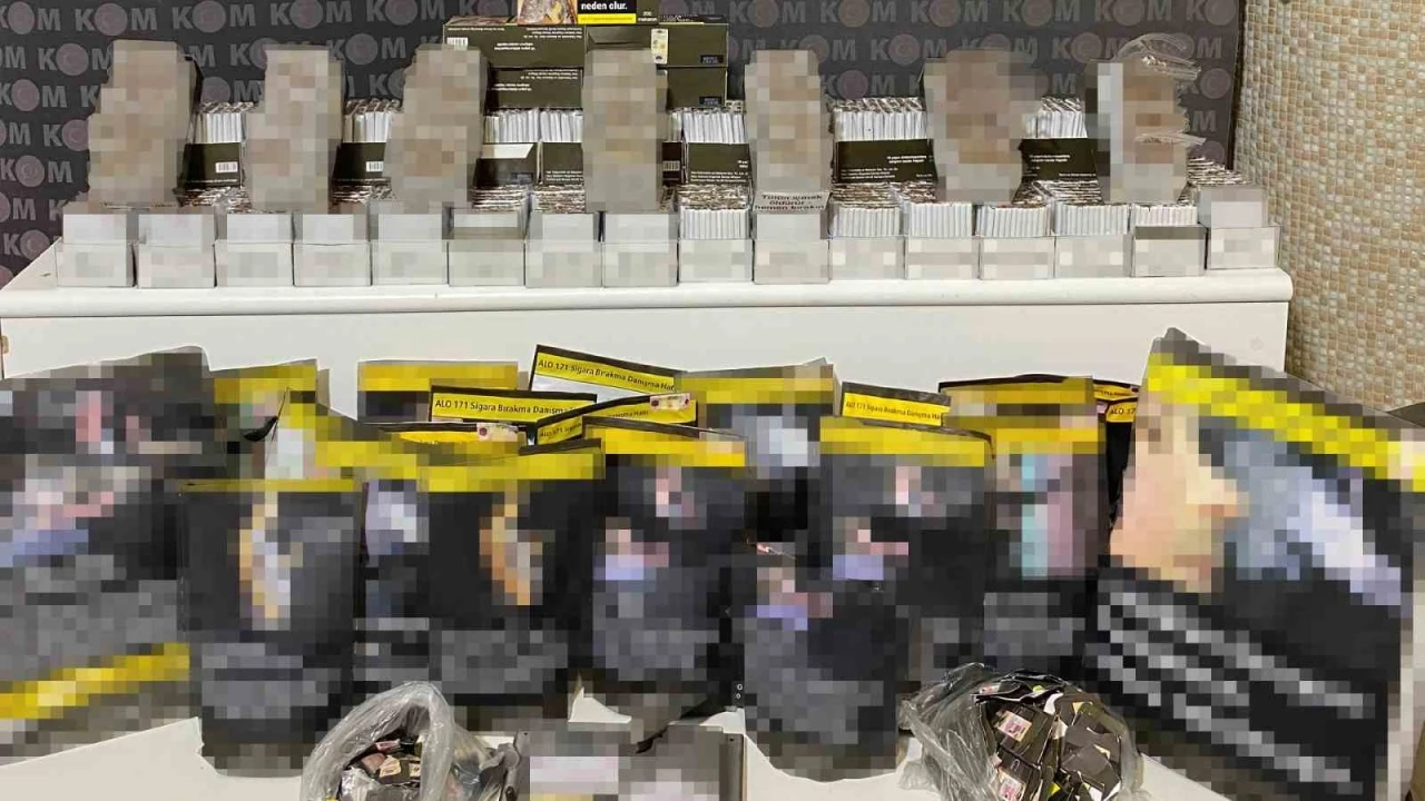 Kırıkkale’de &quot;kaçak tütün&quot; operasyonu: Binlerce makaron ele geçirildi
