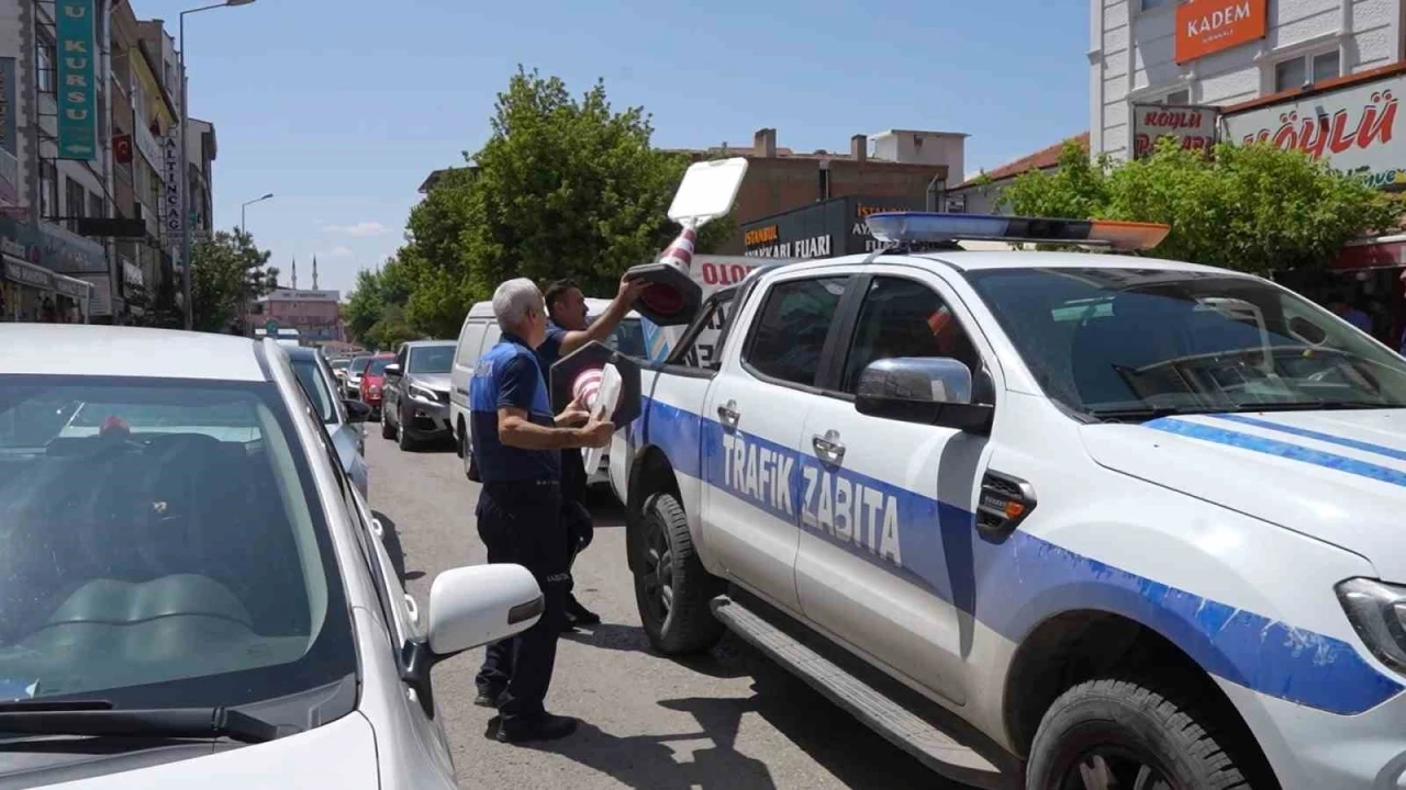 Kırıkkale’de zabıtadan kaldırım ve yol işgali denetimi

