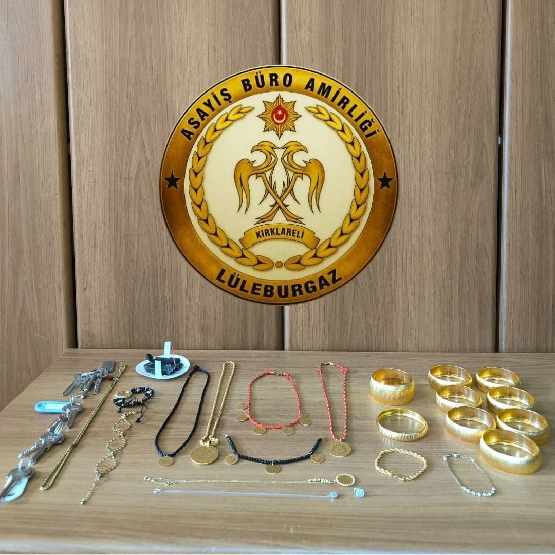 Kırklareli’nde hırsızlık şüphelisi yakalandı
