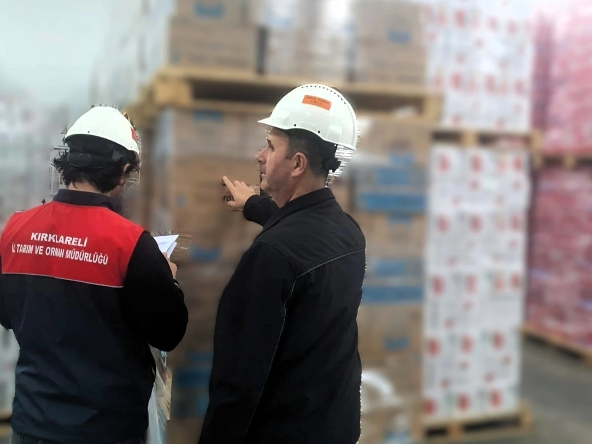 Kırklareli&rsquo;nde ihracat yapan fabrikalara denetim
