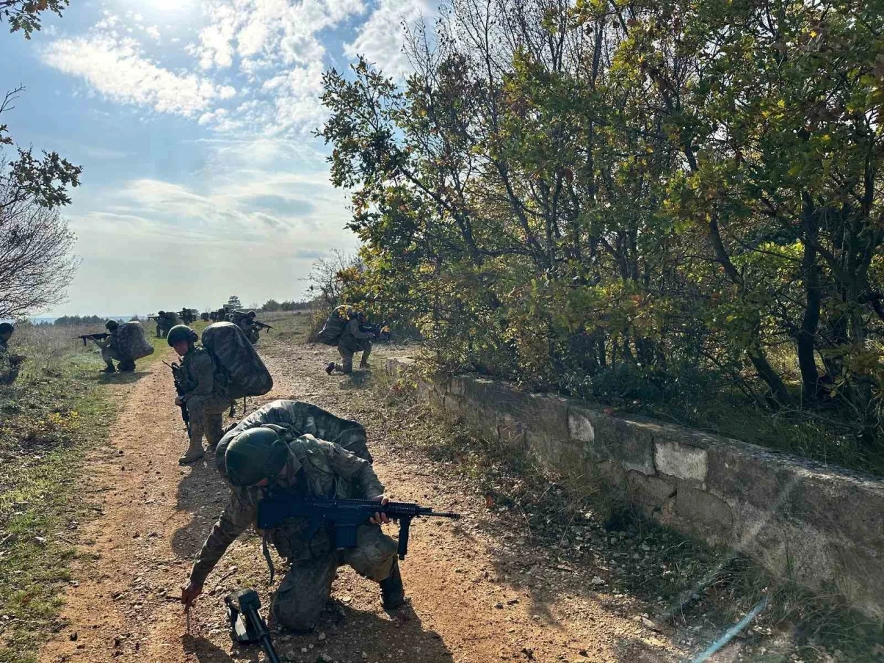 Kırklareli&rsquo;nde komandolar nefes kesti
