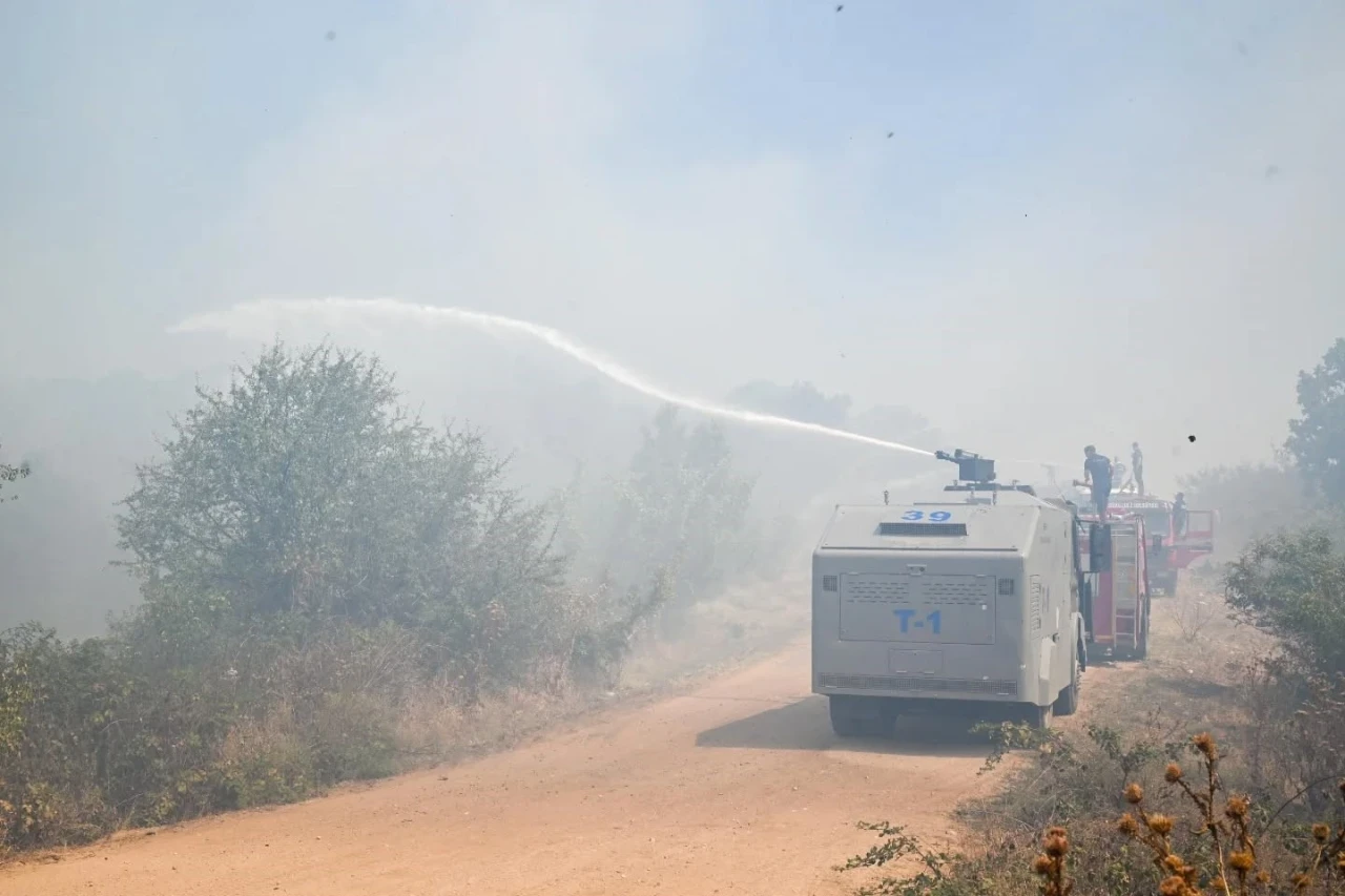 Kırklareli’nde ormanlık alana sıçrayan yangın söndürüldü
