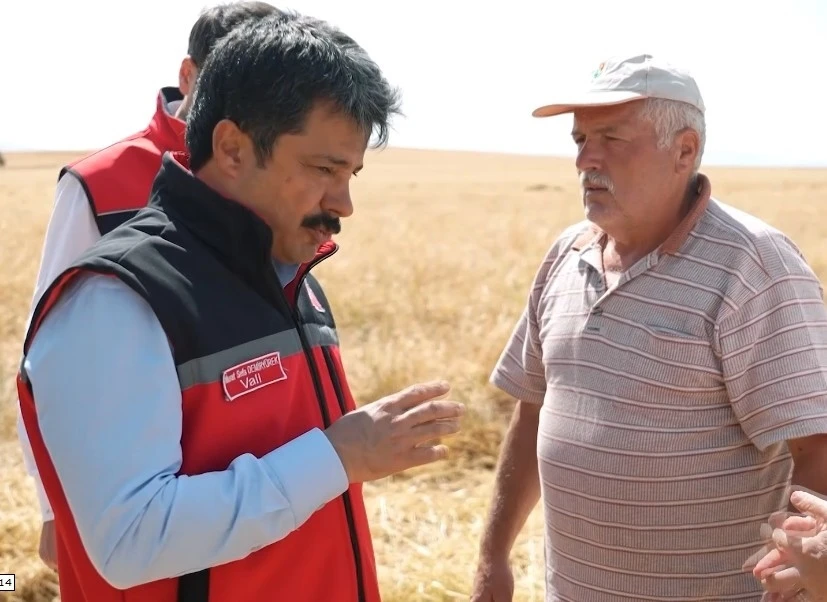 Kırşehir&rsquo;de arpa ve buğdayda hasat başladı
