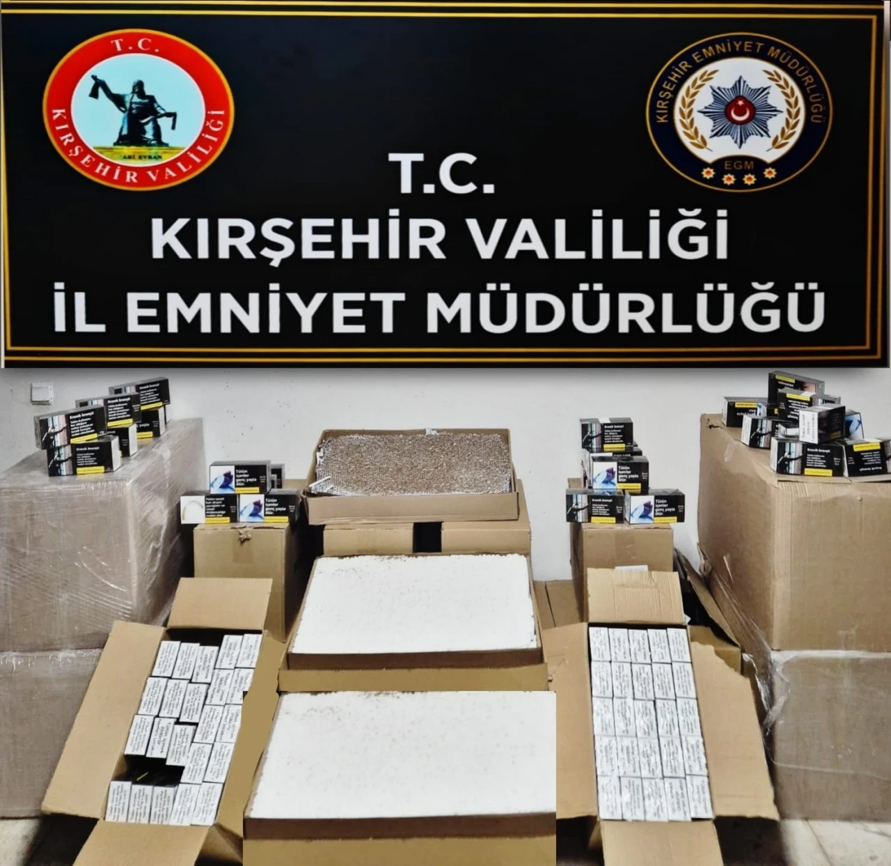 Kırşehir’de kaçak sigara operasyonu

