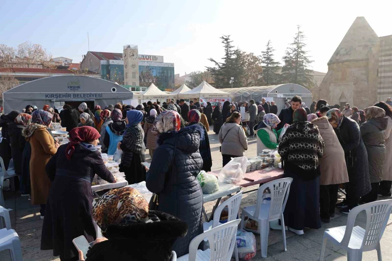 Kırşehir halkı Gazze için tek yürek oldu
