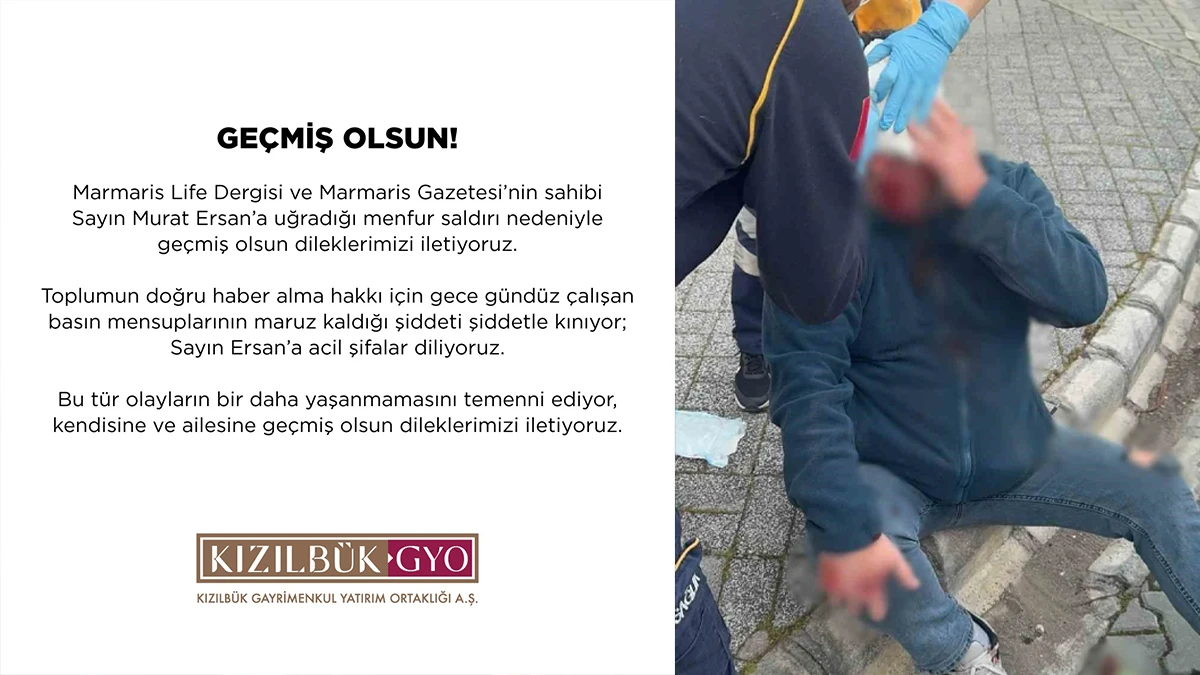Kızılbük GYO'dan Gazeteci Murat Ersan'a Destek Mesajı
