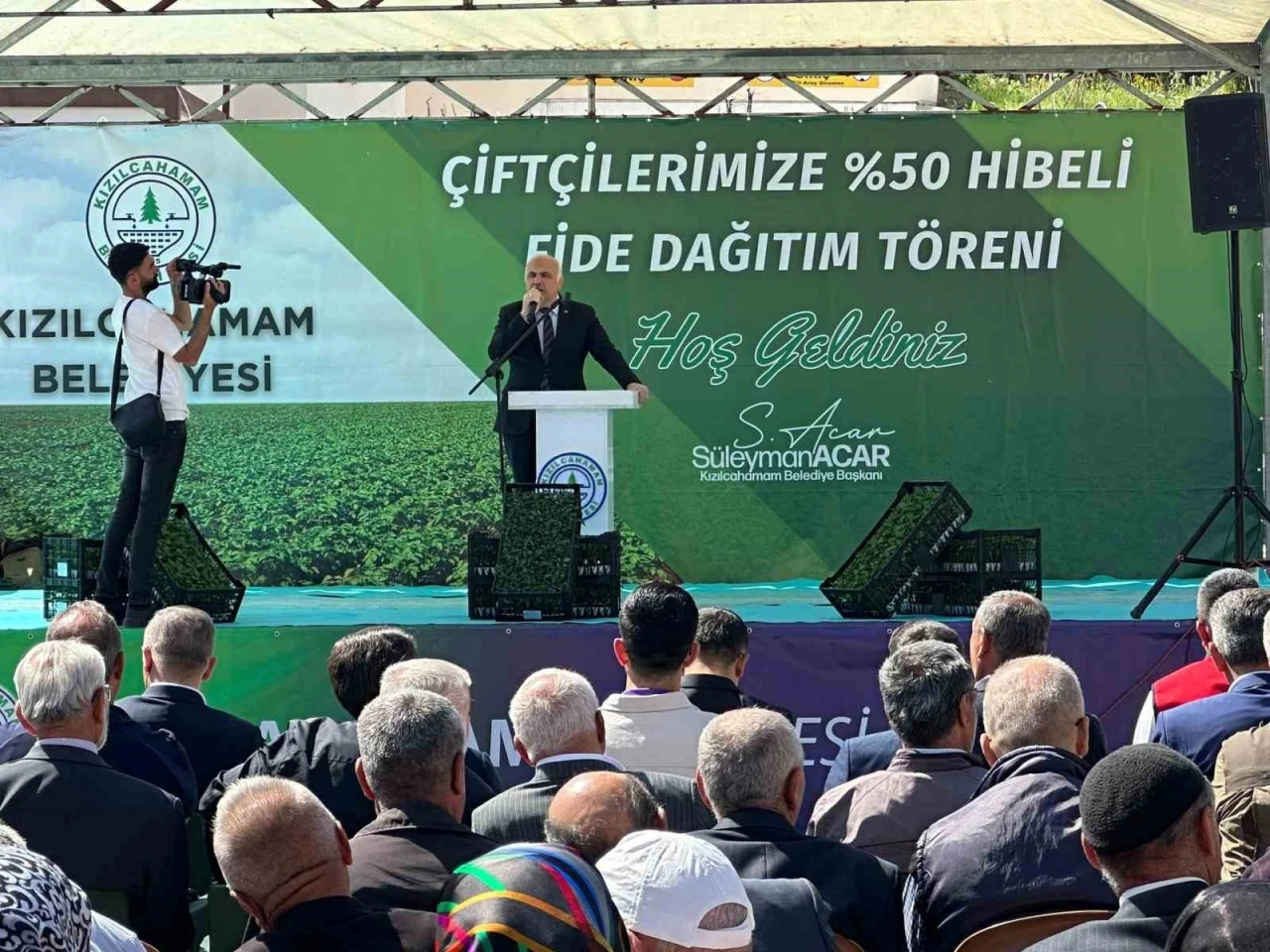 Kızılcahamam Belediyesi’nden üreticilere fide desteği
