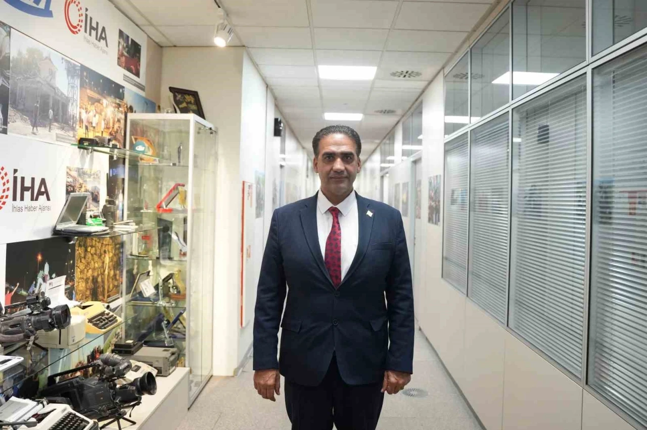 KKTC’li Bakan Gadiyanoğlu’ndan İHA’ya ziyaret

