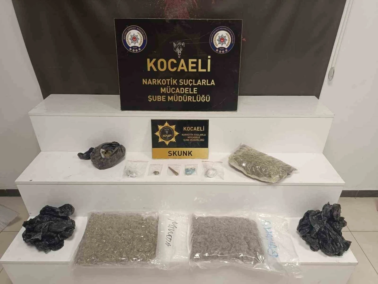 Kocaeli&rsquo;de kilolarca skunk ele ge&ccedil;irildi
