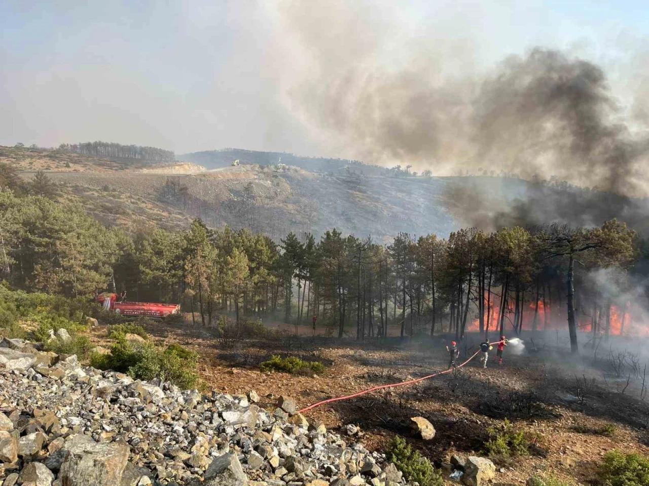 Kocaeli’den Bursa’daki orman yangınına söndürme desteği
