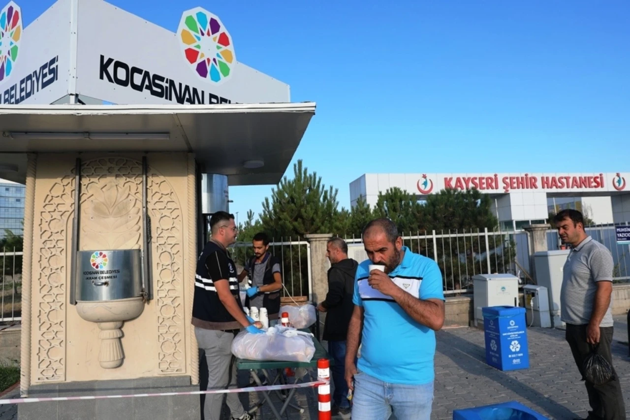Kocasinan’ın ikram çeşmesi gönüllere dokunuyor
