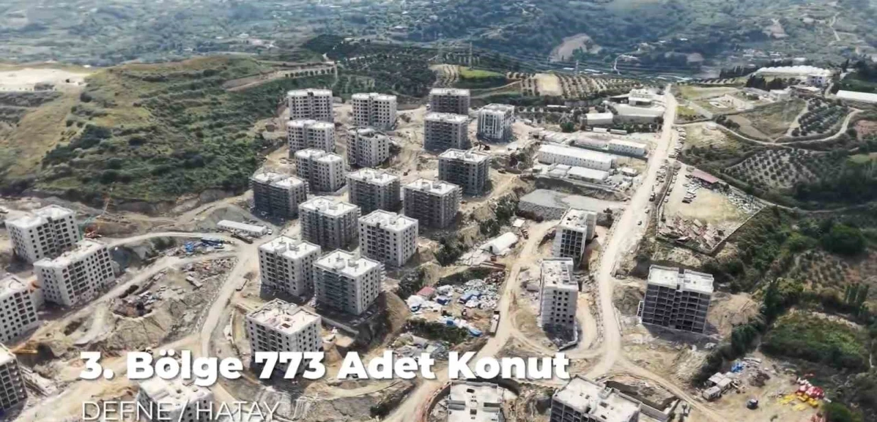 Koçören Mahallesi’nde afet konutları yükseliyor
