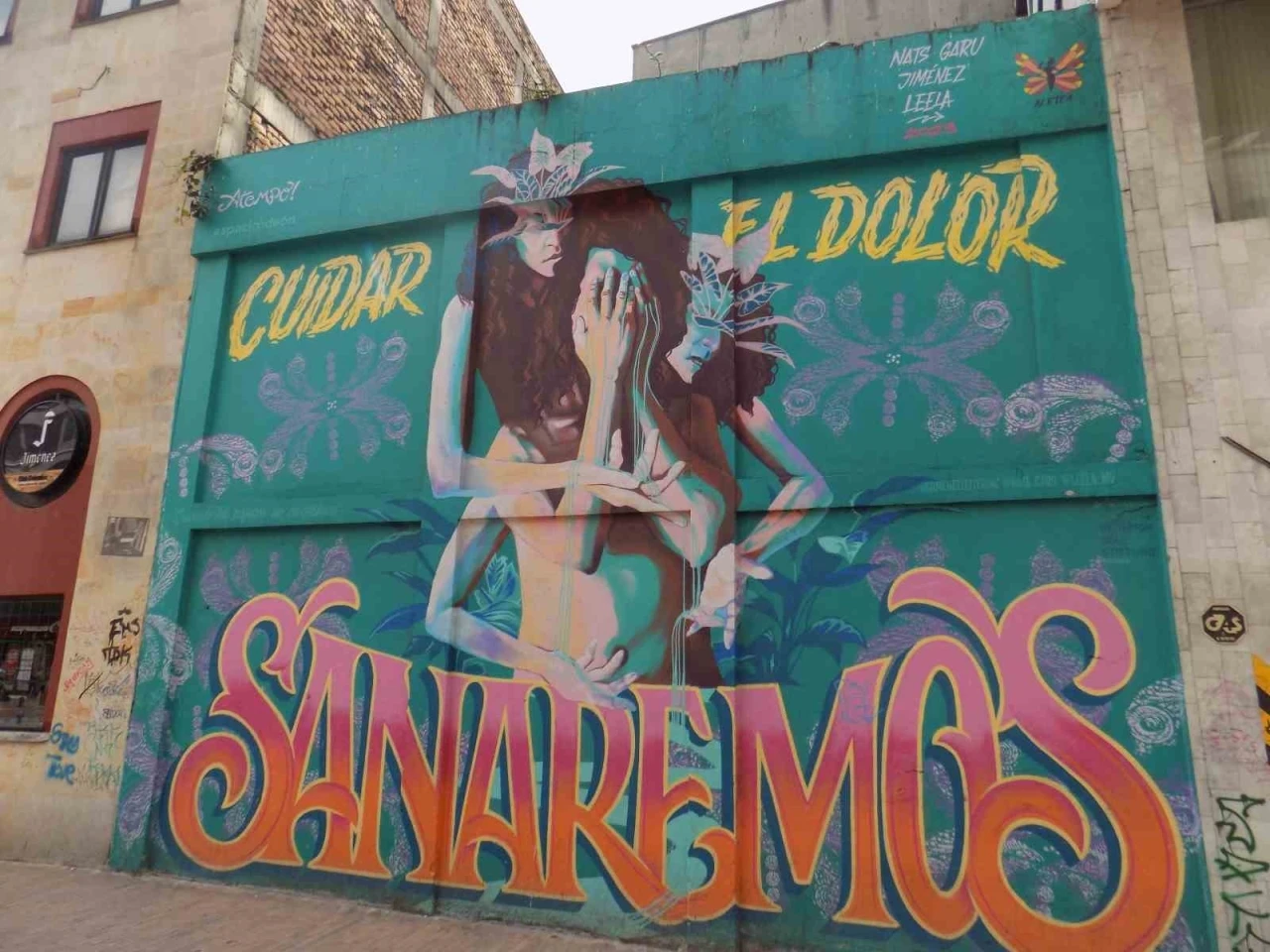 Kolombiya&rsquo;da grafitiler şehrin kimliğini g&ouml;zler &ouml;n&uuml;ne seriyor
