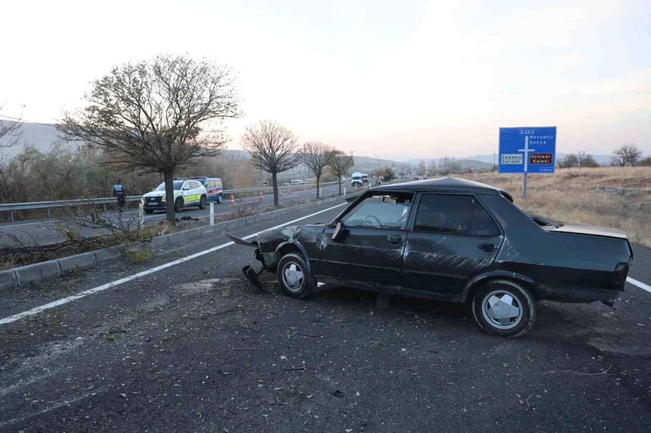 Kontrolden çıkan otomobil takla attı: 1 ağır yaralı
