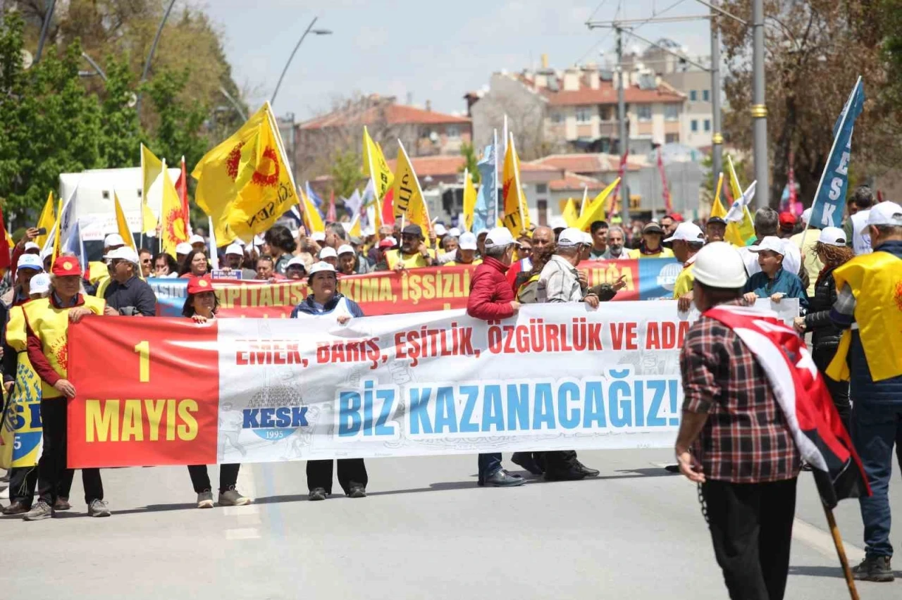 Konya’da 1 Mayıs kutlamaları
