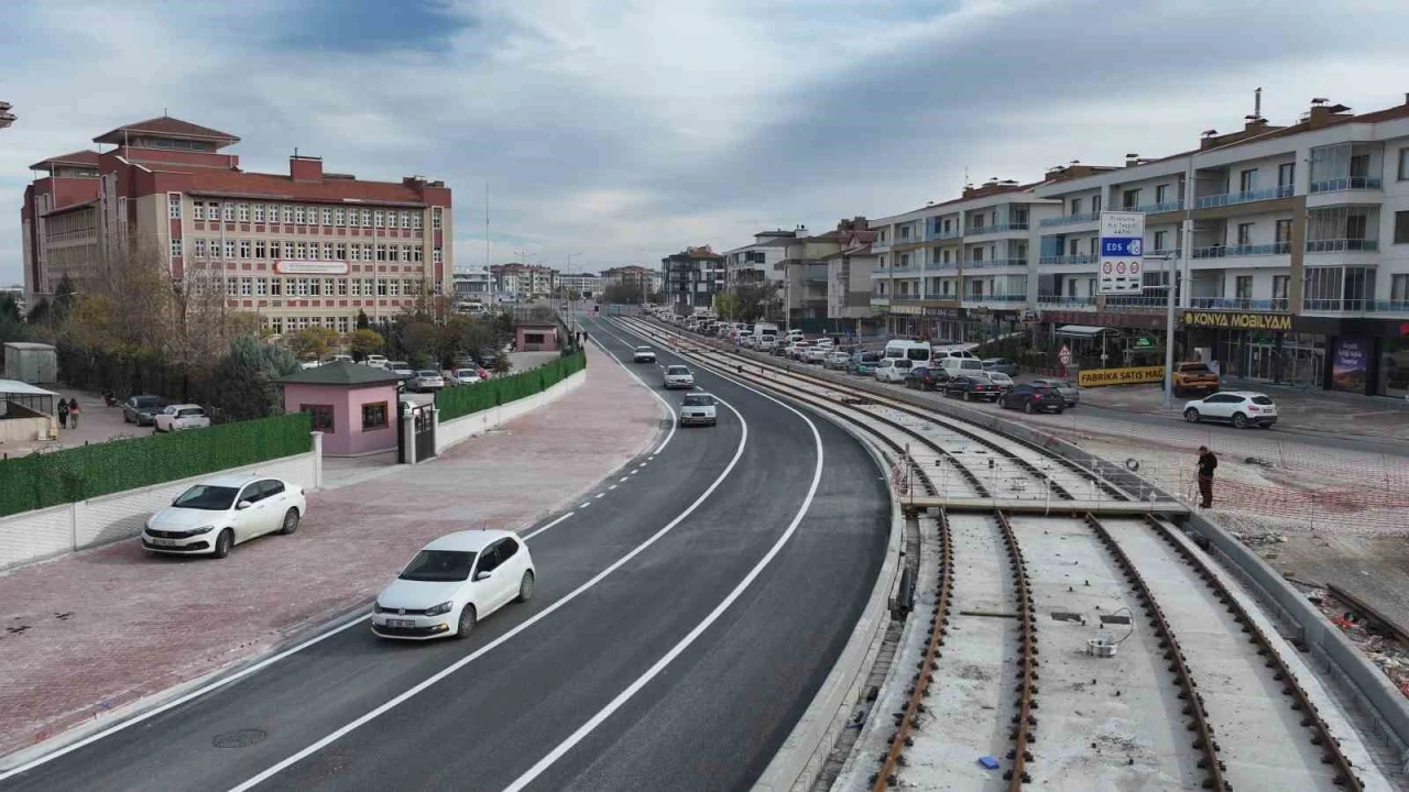Konya’da Adliye - Şehir Hastanesi Raylı Sistem bağlantısında sona yaklaşıldı
