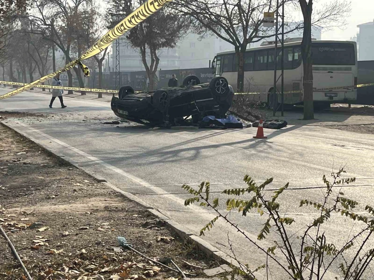Konya&rsquo;da aralık ayında polis b&ouml;lgesindeki bin 442 kazada 4 kişi &ouml;ld&uuml;
