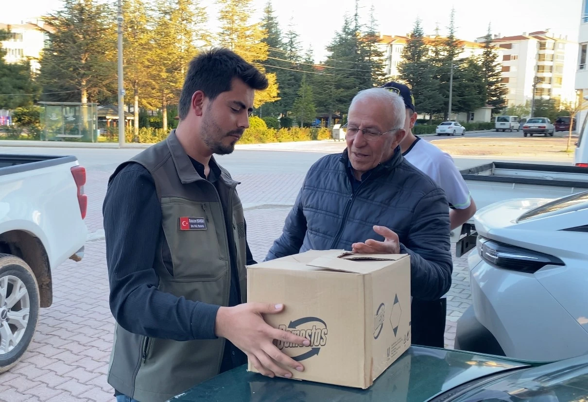 Konya’da bitkin halde bulunan delice doğan koruma altına alındı
