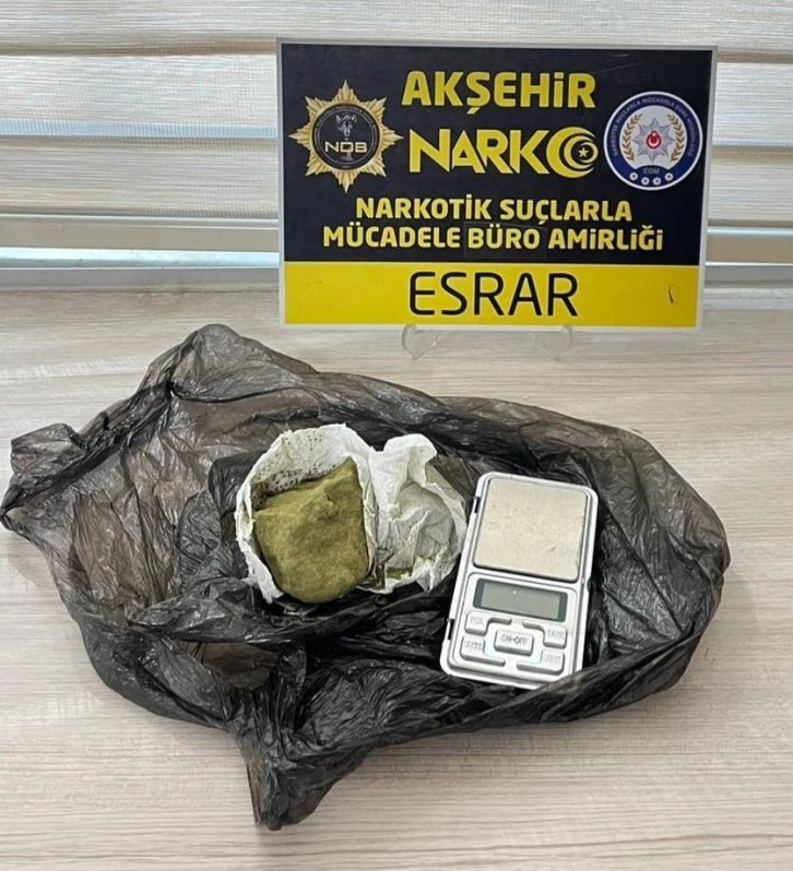 Konya’da uyuşturucu operasyonu: 1 tutuklama
