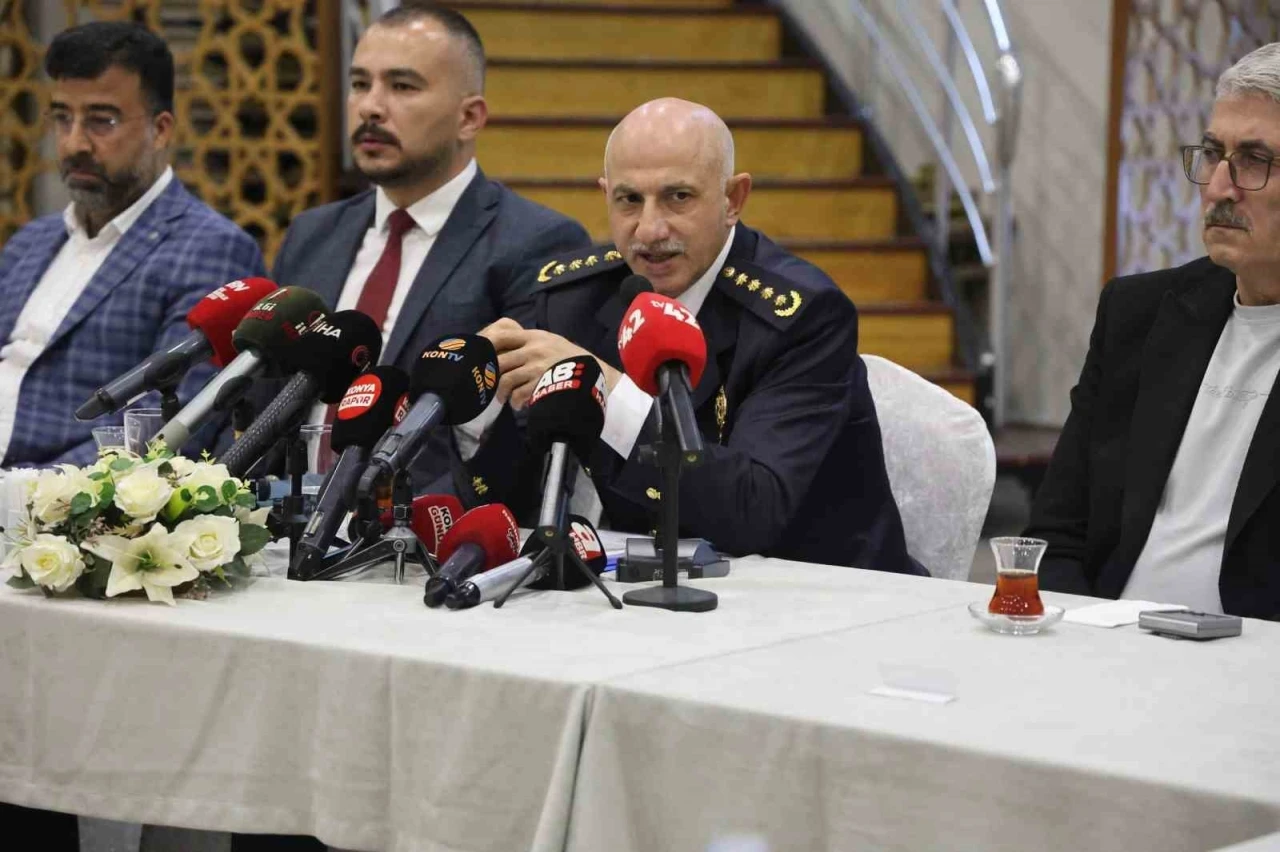 Konya Emniyet Müdürü Yüksek: &quot;Huzurun daha kalıcı sağlanmasına yönelik çalışmaların vücut bulduğunu görüyoruz&quot;
