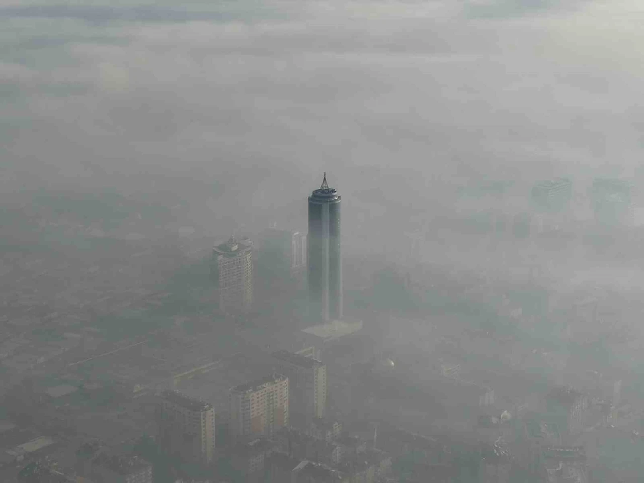 Konya güne kartpostallık sis manzarasıyla başladı
