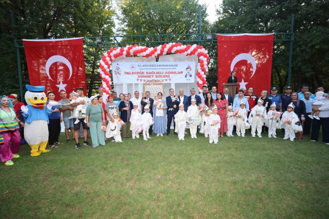 Köyceğiz Kaymakamlığı himayesinde sünnet şöleni
