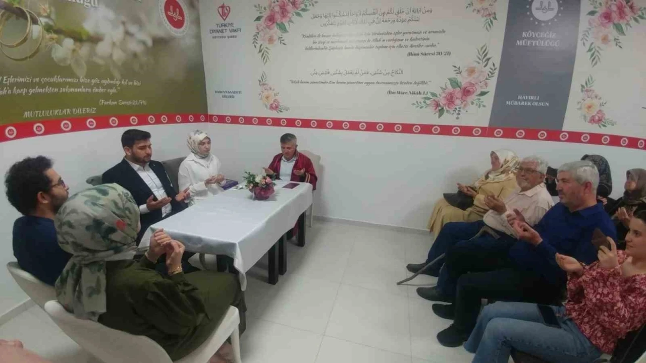 Köyceğiz Müftülüğü’nün yeni nikah salonu açıldı
