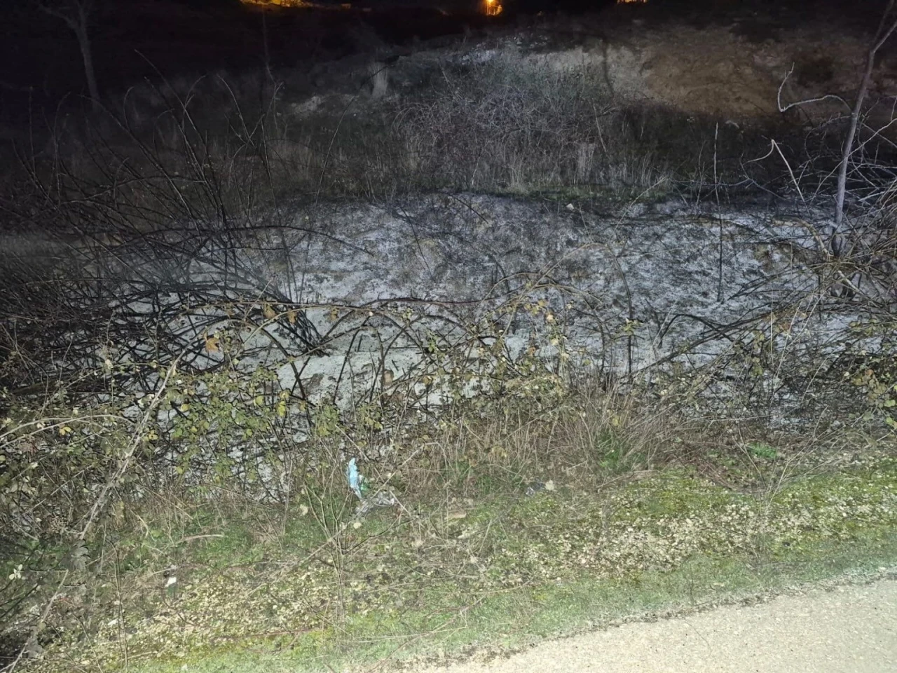 K&uuml;&ccedil;&uuml;k &ccedil;aplı ot yangını erken m&uuml;dahaleyle s&ouml;nd&uuml;r&uuml;ld&uuml;
