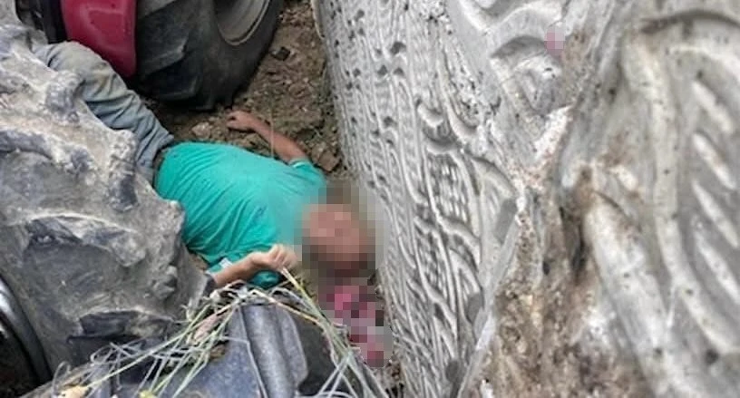 Kullandığı trakt&ouml;r&uuml;n altında kalan &ccedil;ift&ccedil;i ağır yaralandı
