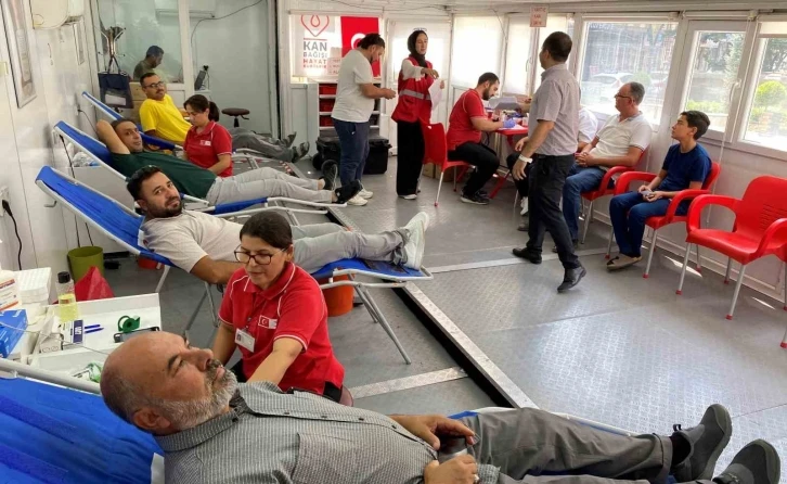 Kulu’da Kızılay’a kan bağışı
