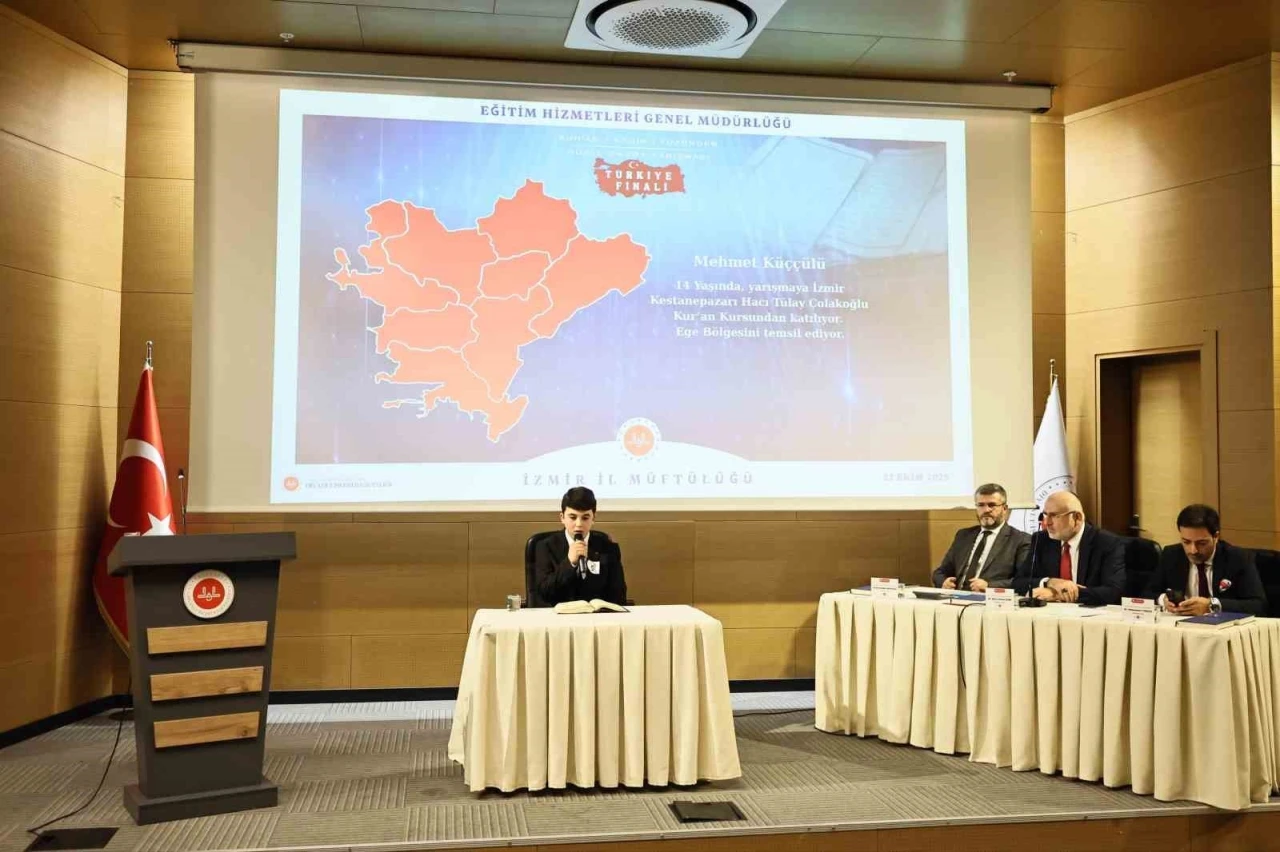 Kur’an-ı Kerim’i güzel okuma yarışmasının Türkiye finali İzmir’de yapıldı