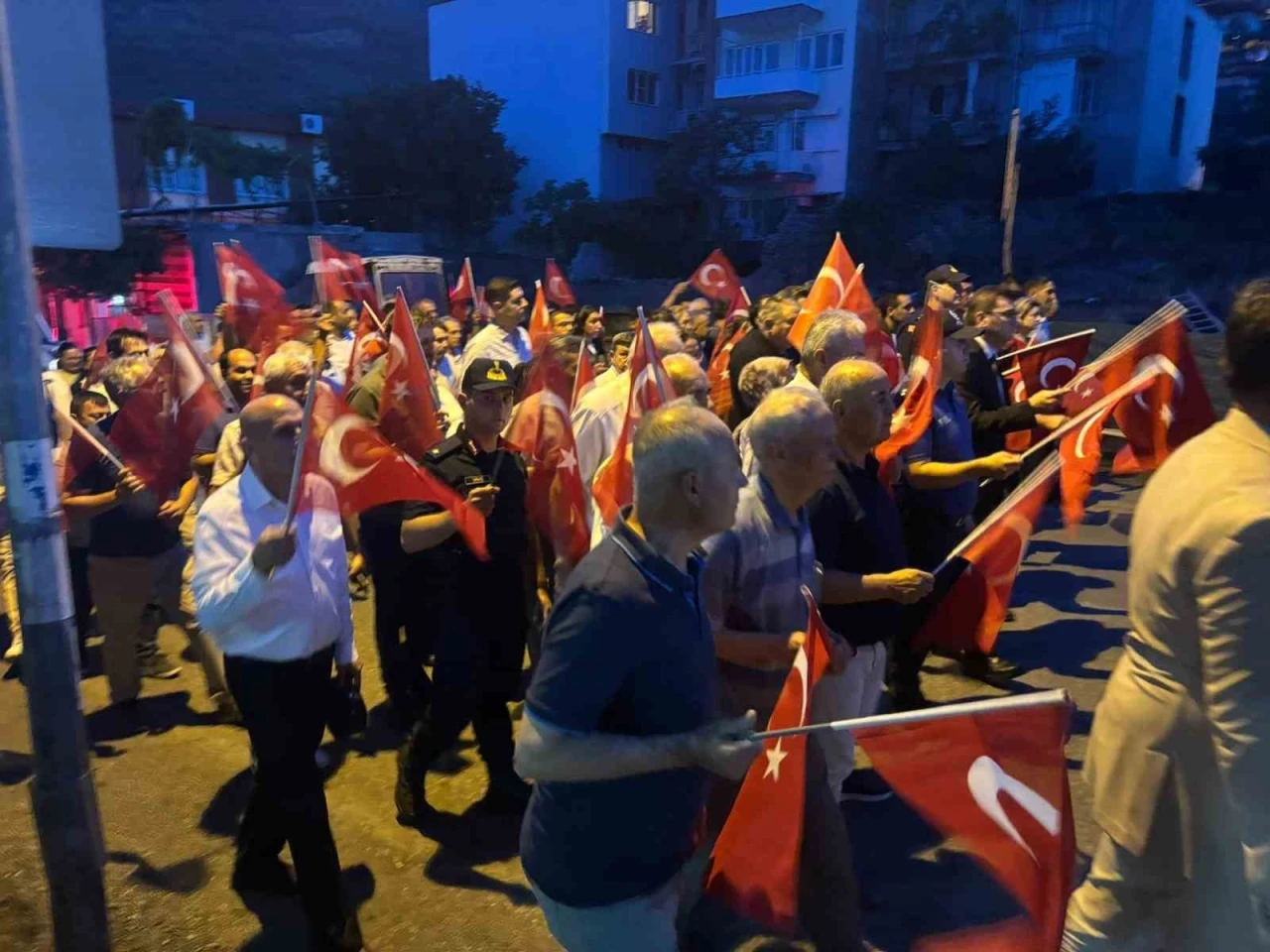 Kuşadası, Didim ve Bozdoğan&rsquo;da 15 Temmuz unutulmadı
