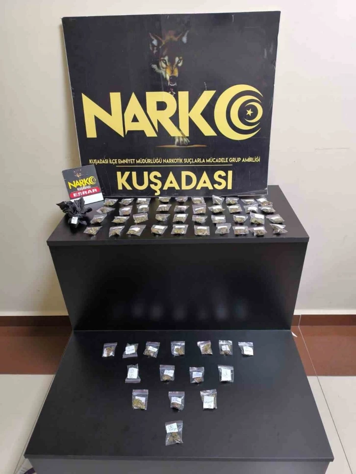 Kuşadası’nda narkotik operasyonu
