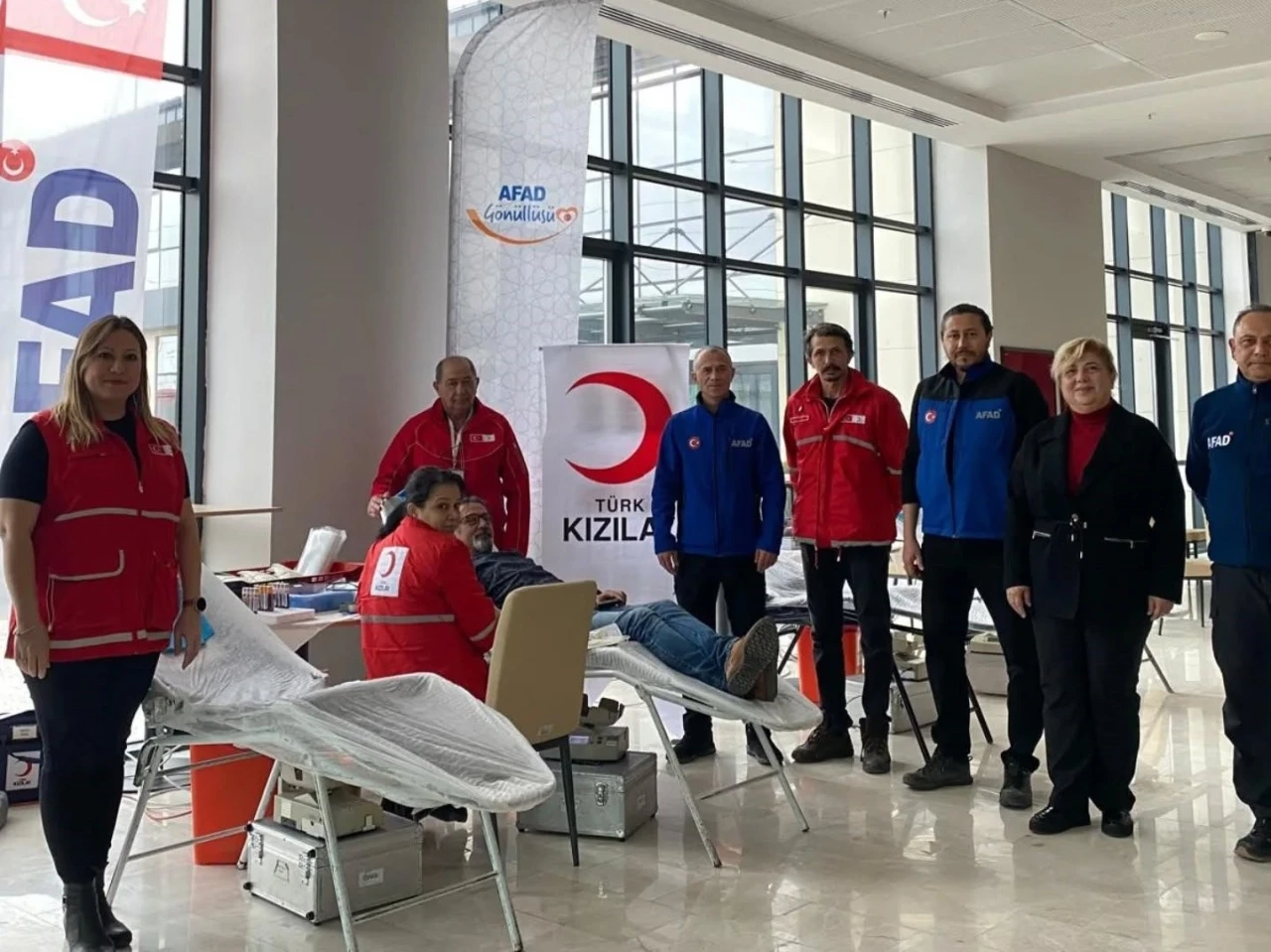 Kütahya AFAD’tan kan bağışına destek
