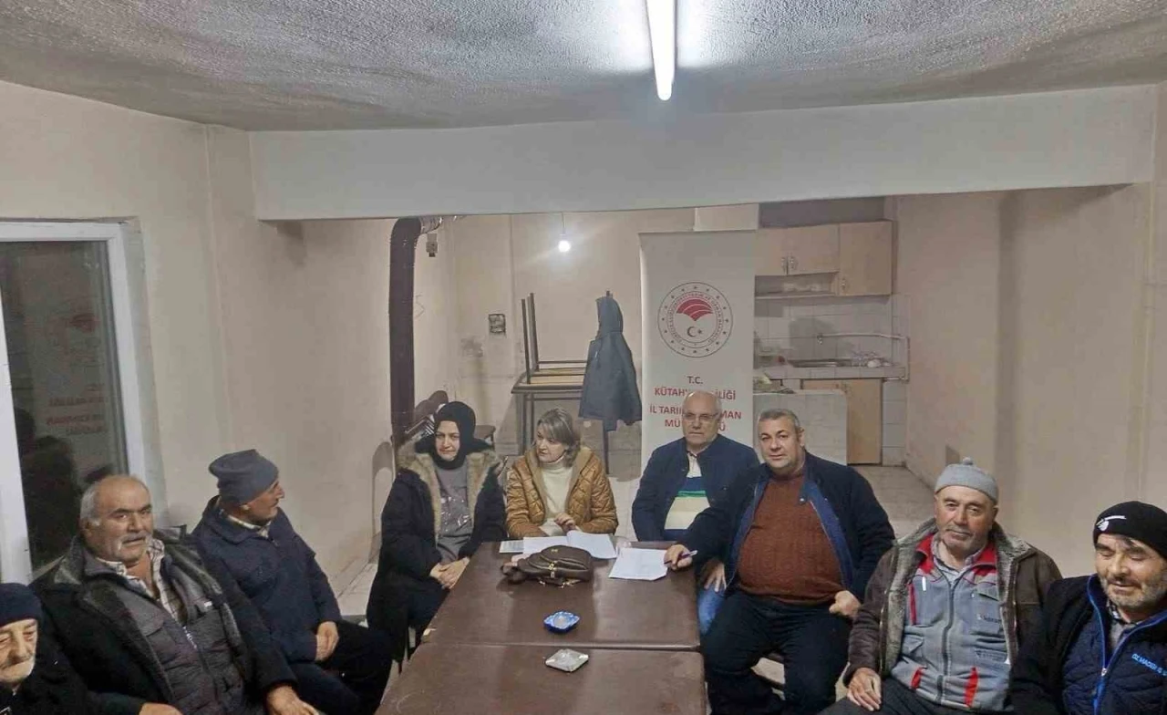 K&uuml;tahya&rsquo;da &ccedil;ift&ccedil;i toplantıları d&uuml;zenlendi
