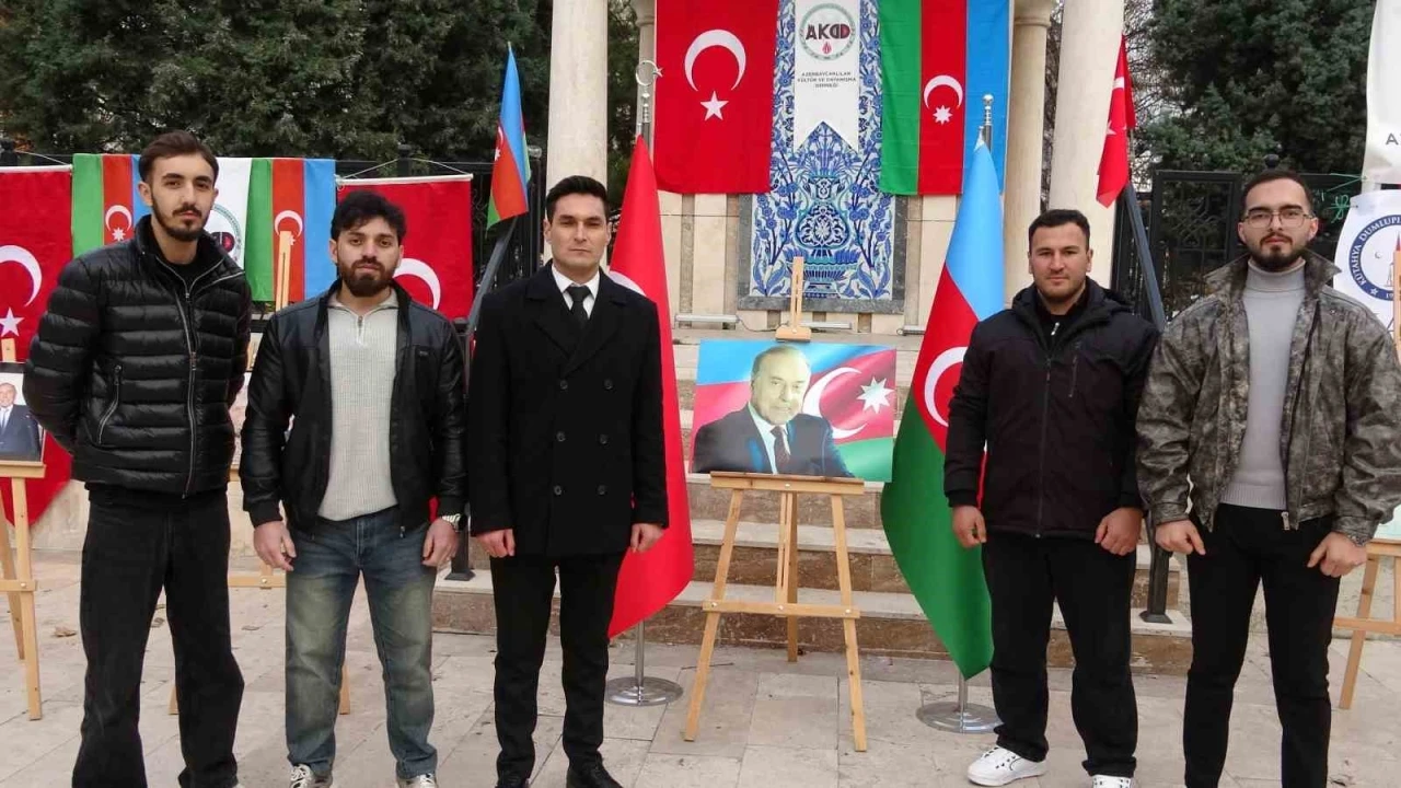 Kütahya’da Haydar Aliyev’in anısına resim sergisi
