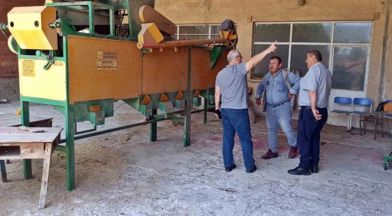 Kütahya’da hububat tohum temizleme selektörleri sezona hazırlanıyor
