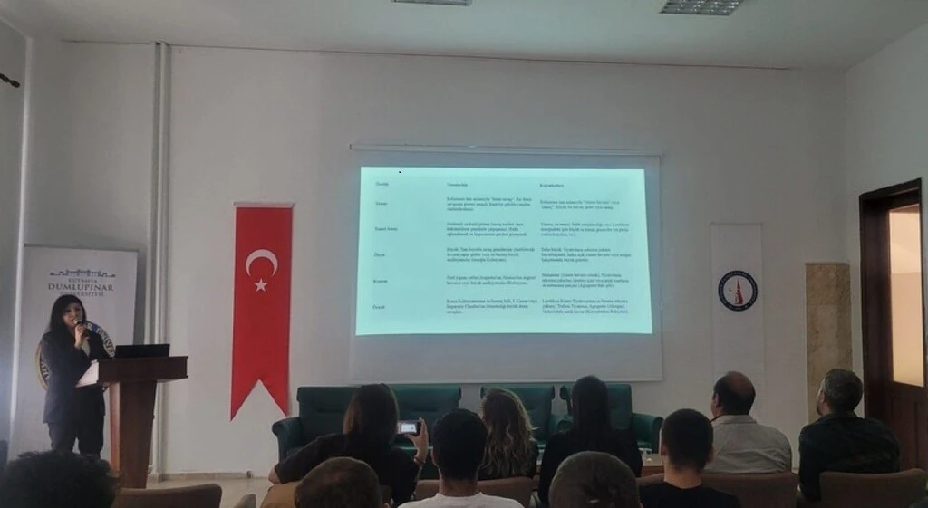 Kütahya’da "Roma Dönemi Şehirciliğinde Anadolu’da Tiyatro ve Stadion İlişkisi" konulu konferans