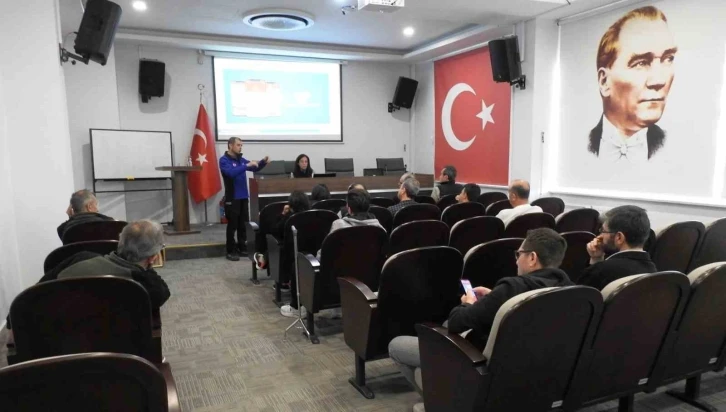 Kütahya OBM personeline deprem, sel ve heyelan eğitimi
