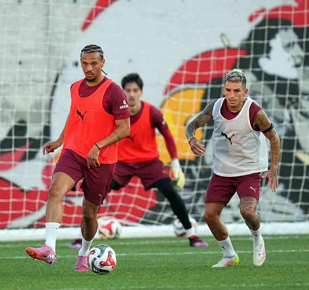 Leroy Sane, Galatasaray ile ilk antrenmanına çıktı
