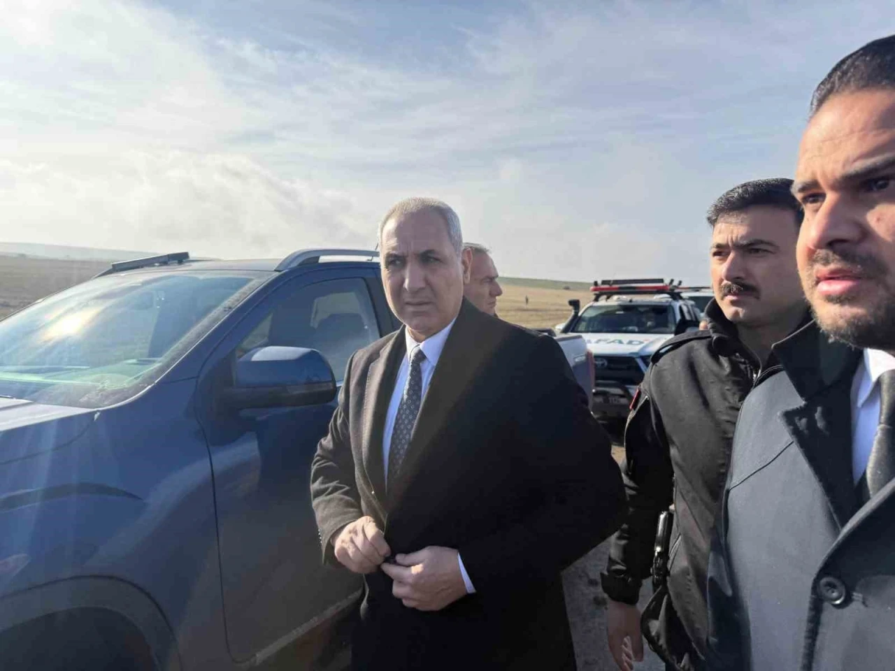 Libya&rsquo;dan gelen askeri heyet u&ccedil;ak kazasının yaşandığı b&ouml;lgede
