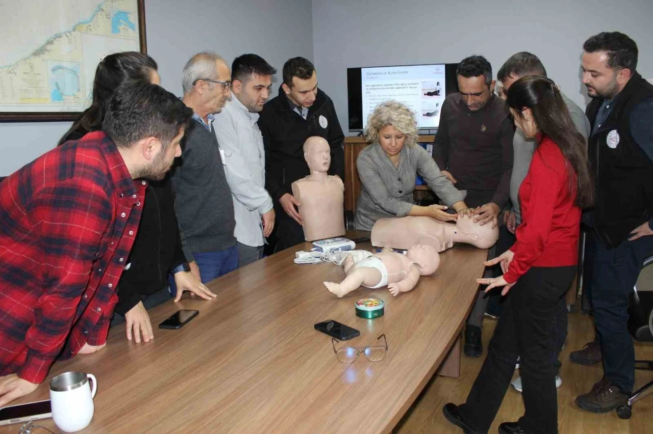 Liman personeli acil durumlara karşı hazırlandı
