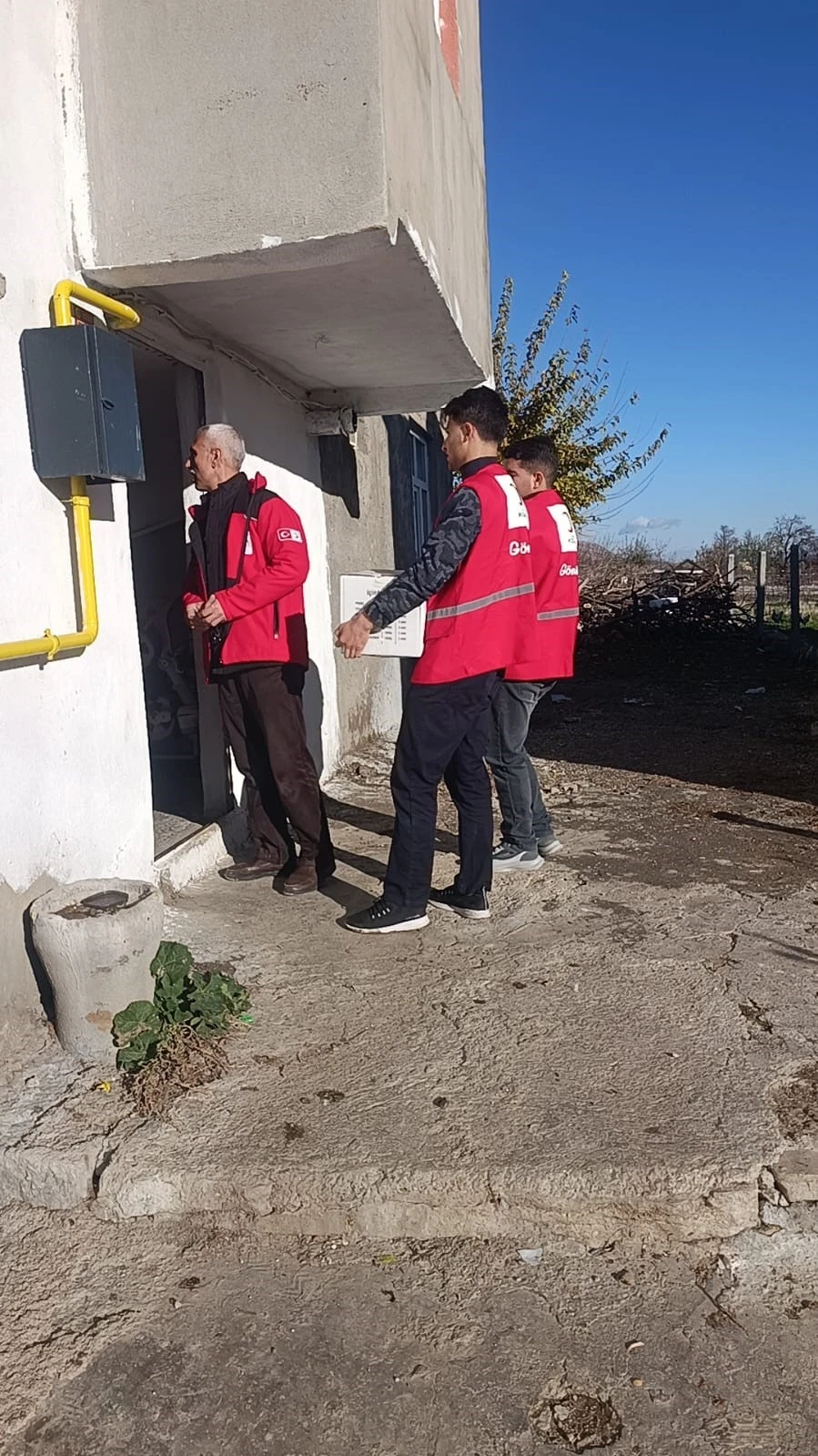 Lise öğrencilerinden anlamlı destek
