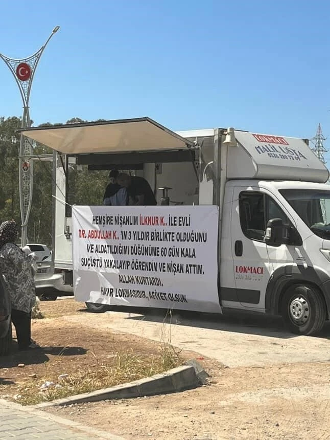 Lokmalı ifşa: Aldatıldığını öğrenince hayır lokması dağıttı
