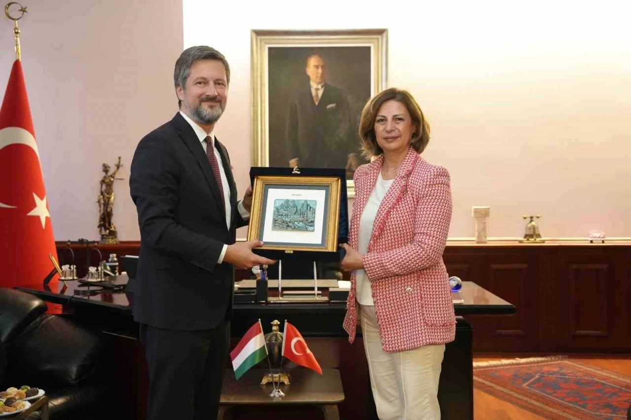 Macaristan Büyükelçisi Mtis Başkan Ünlüce’yi ziyaret etti
