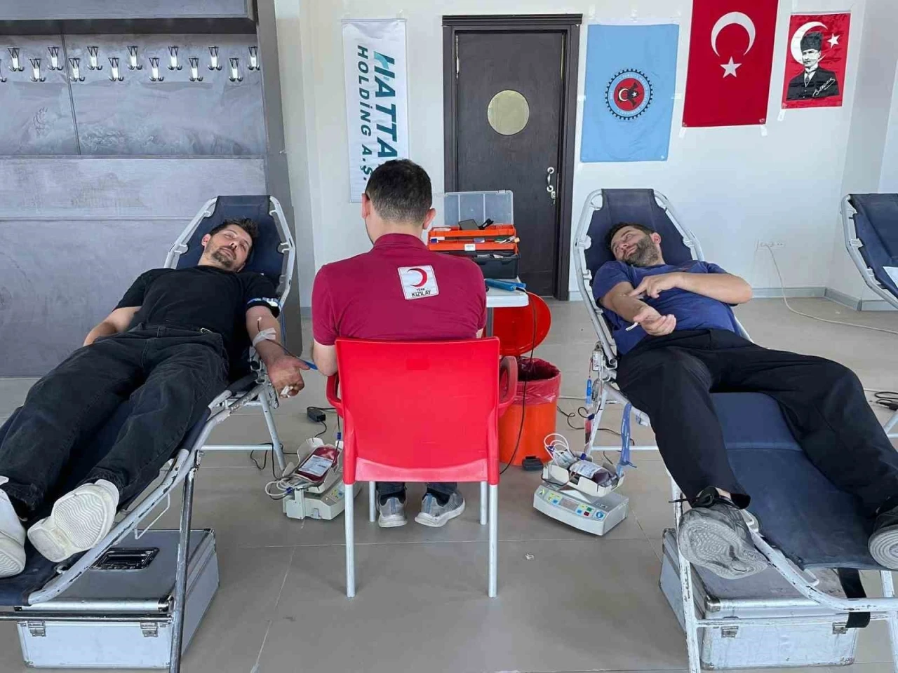 Madencilerden kan bağış kampanyasına ilgi
