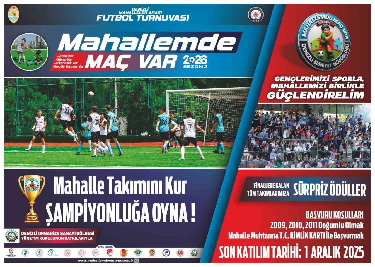 Mahallemde Maç Var turnuvasında üçüncü sezonun başvuruları başladı
