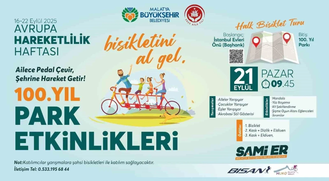 Malatya’da Avrupa Hareketlilik Haftası renkli etkinliklerle kutlanacak
